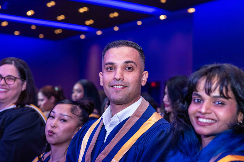 Students smiling