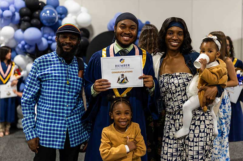 Family Posing for Photos