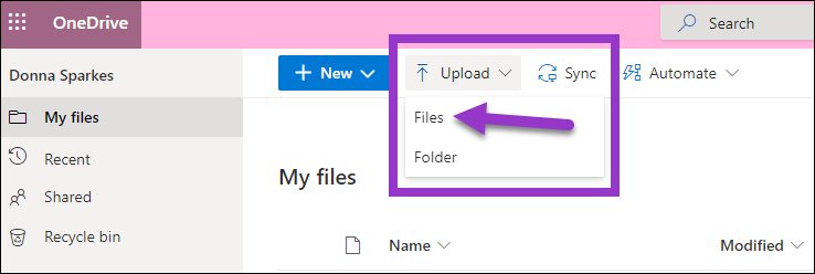 select file upload