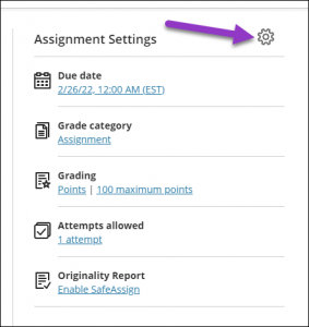 Creating An Assignment In Blackboard Ultra – Faculty Blackboard