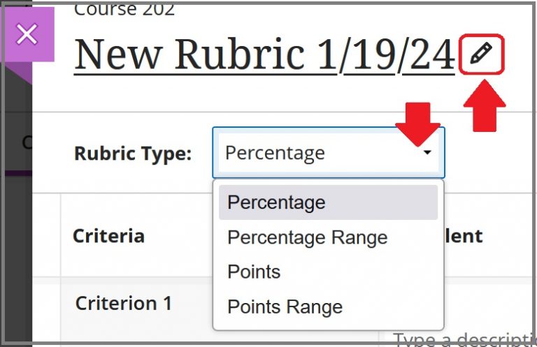 Creating A Rubric In Blackboard Ultra – Faculty Blackboard