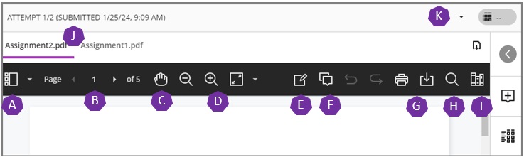 Blackboard Annotate Menu