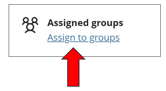 Group sets from assignments