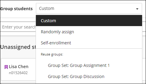 how to create a group assignment in blackboard