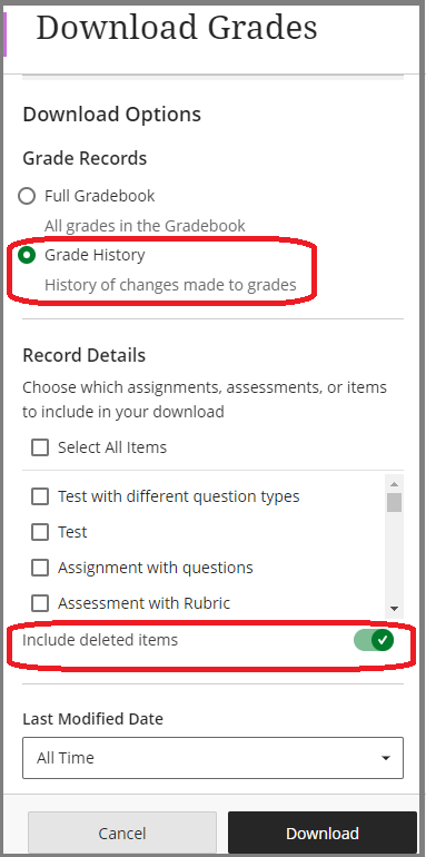 Download Grades