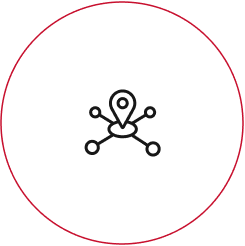 connecting location pin icon