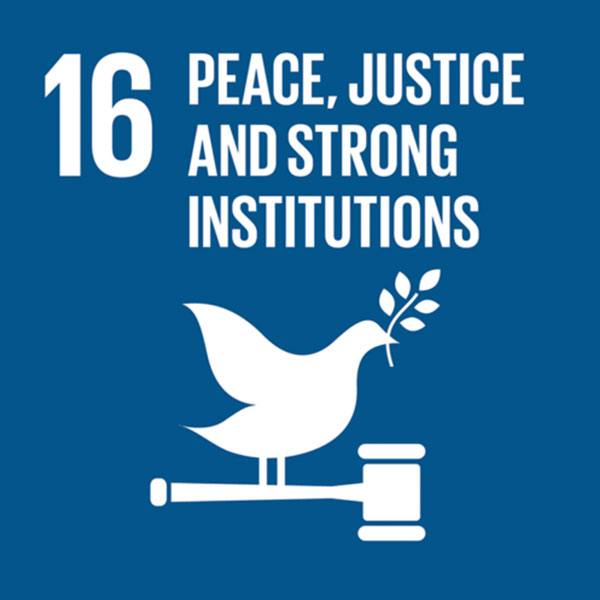 Goal 16: Peace, Justice and Strong Institutions