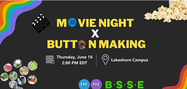 Movie Night & Button Making Event | LGBTQ