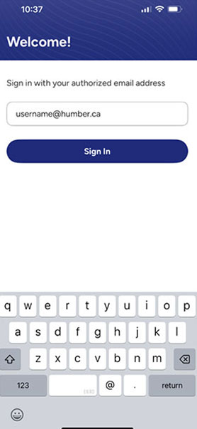screenshot if entering username