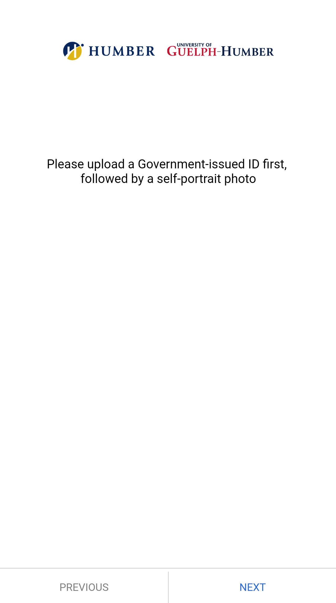 screenshot of privacy agreement screen