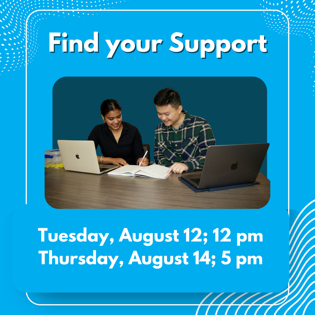 Ready Set Humber: Find your Support, August 14; 5pm