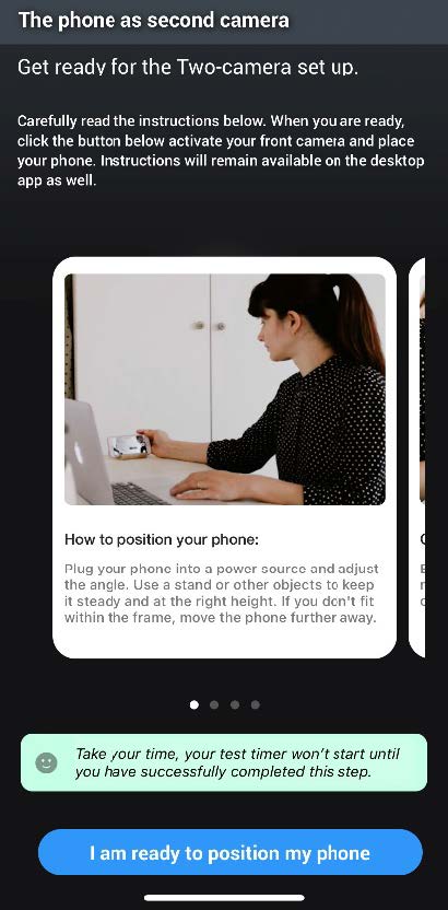 phone as second camera - how to position your phone