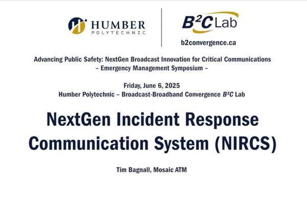 Advancing public safety symposium: NextGen Incident response communication system video