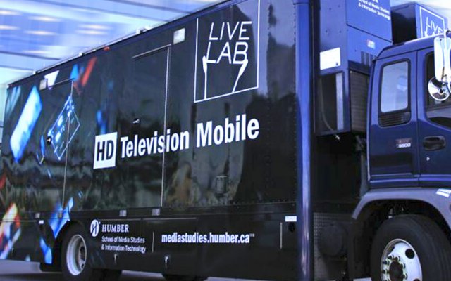 HD Television Mobile truck