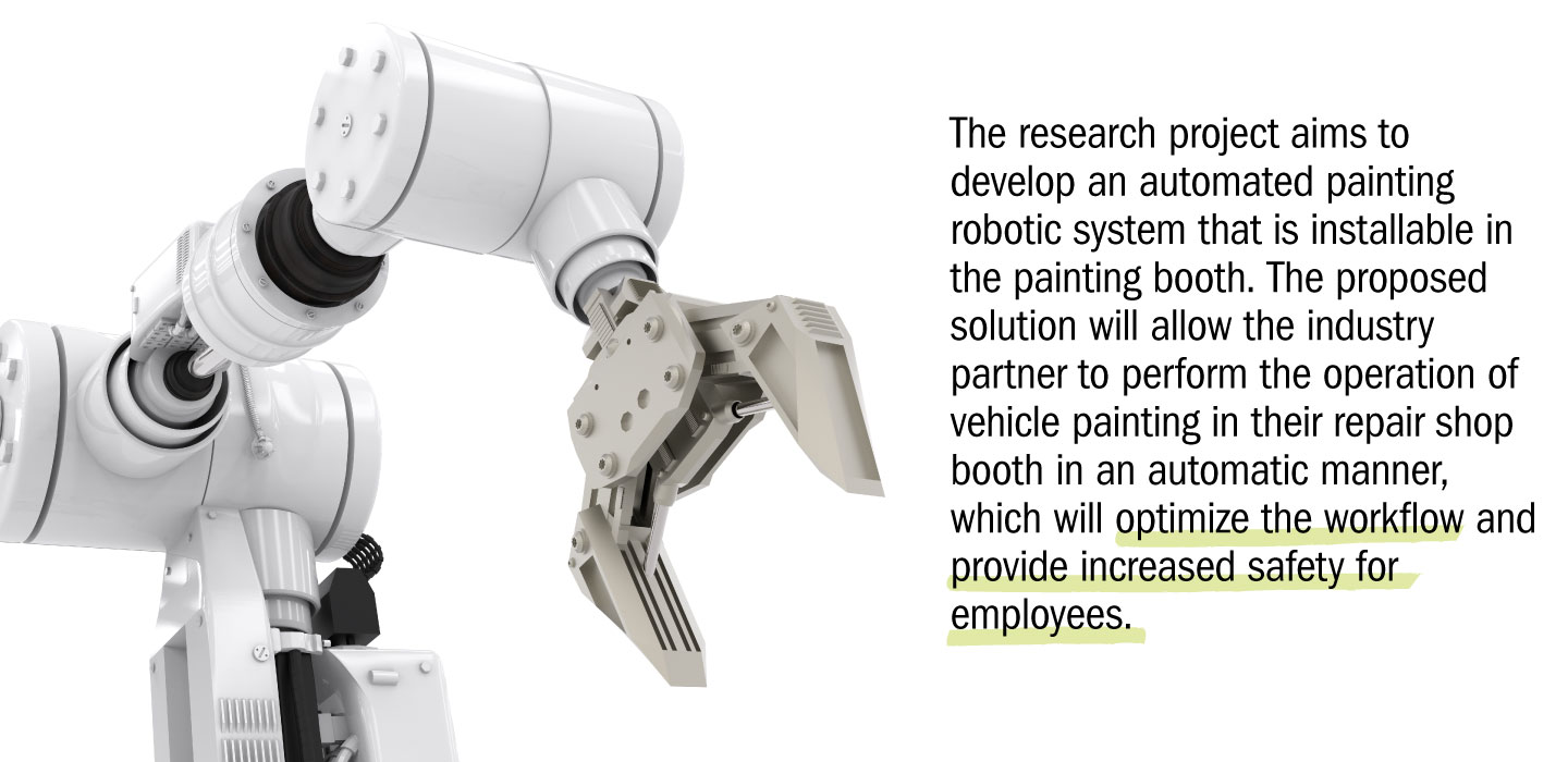 Article call out, image of robotic arm