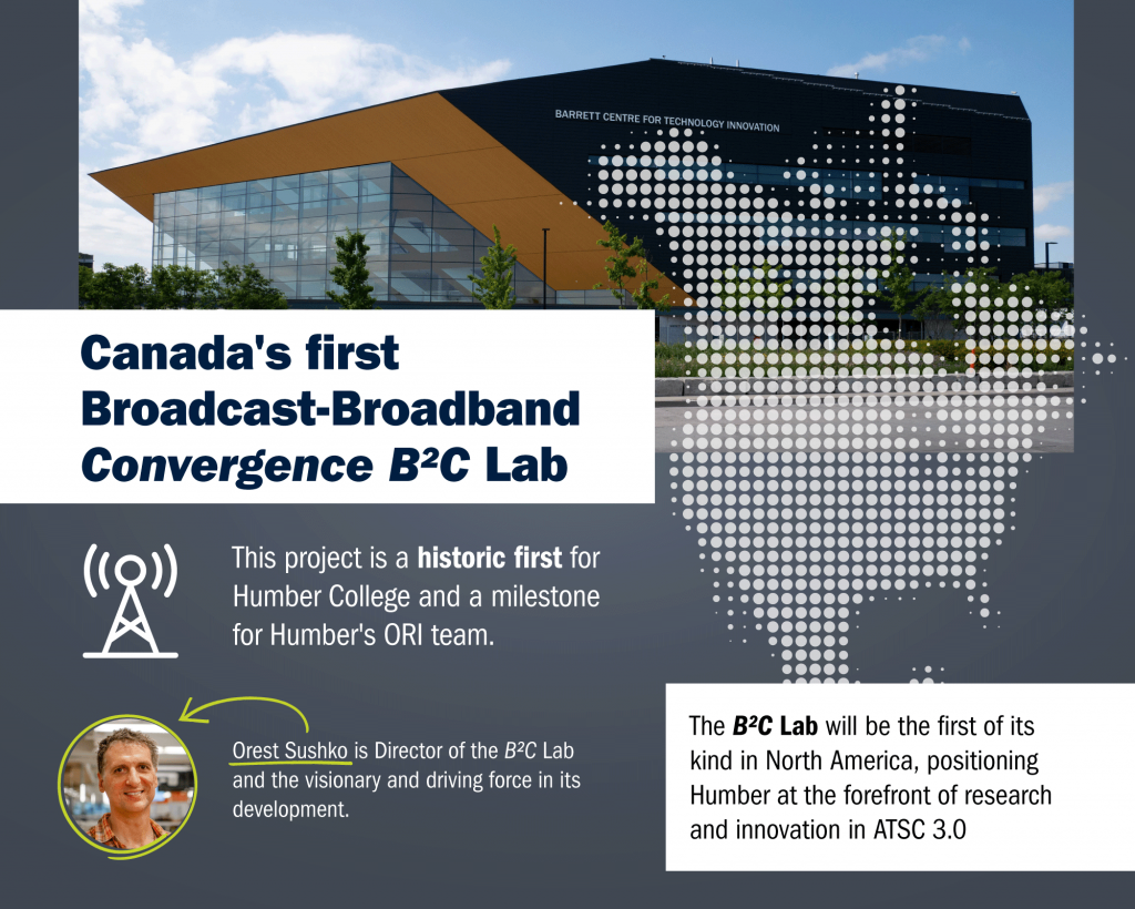 The B²C Lab is housed in Barrett CTI at Humber College.