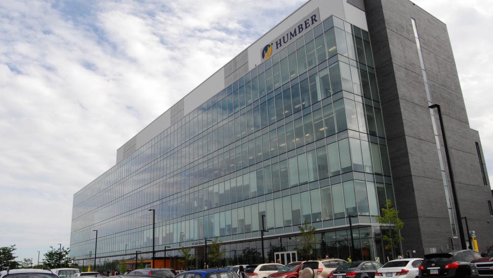 Humber College's North Campus Learning Resource Centre building