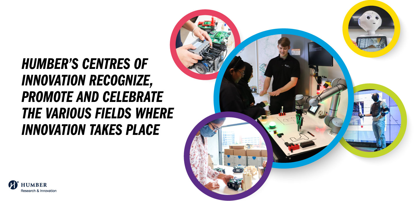 5 circle featuring Barrett CTI's STEAM workshops—Additive Manufacturing, Humanoid-Robot, Mechatronics Station, Robotics, and Virtual Reality (VR) and Augmented Reality (AR)