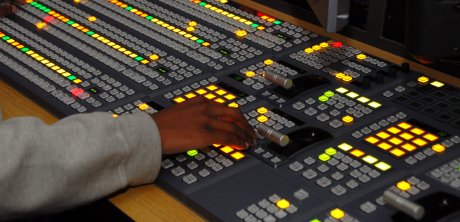 broadcast mixing board