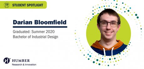 Student Spolight: Darian Bloomfield of the Industrial Design program