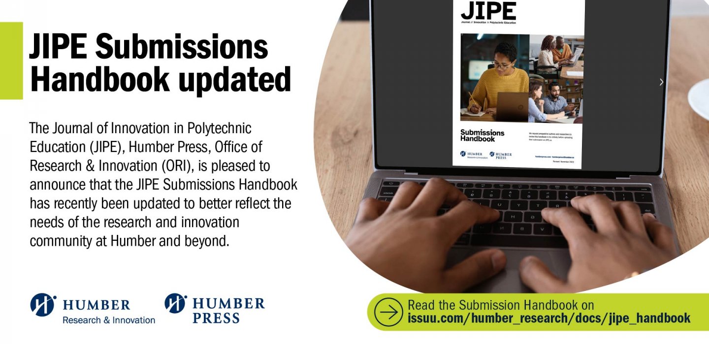 JIPE Submissions Handbook is Updated