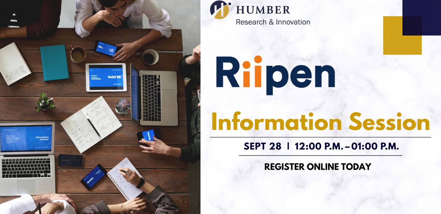 Riipen Information Session, Sept 28, 12:00 p.m. to 1:00 p.m.