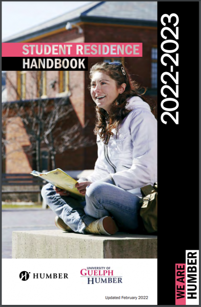 2022-2023 Student Residence Handbook Cover