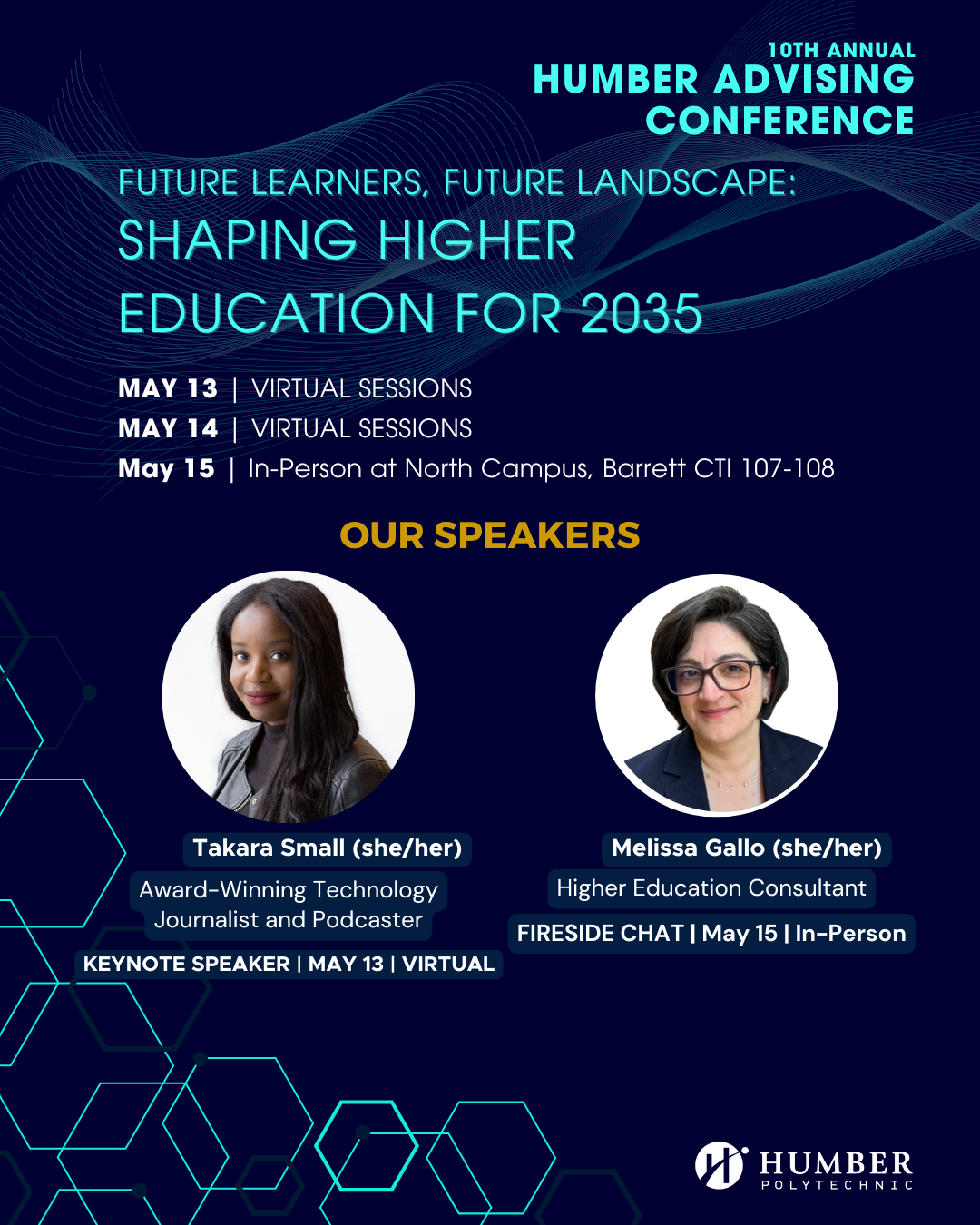 Poster for the 10th Annual Humber Advising Conference