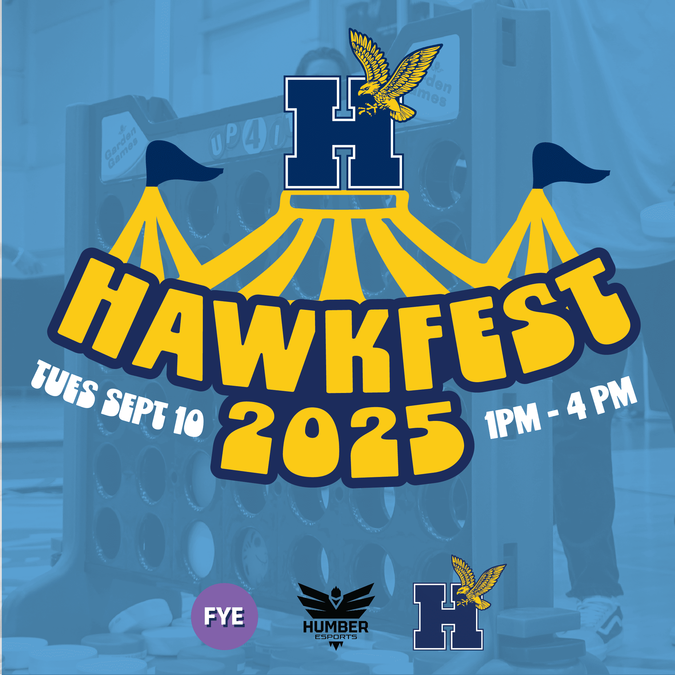 Poster for Hawkfest 2025.