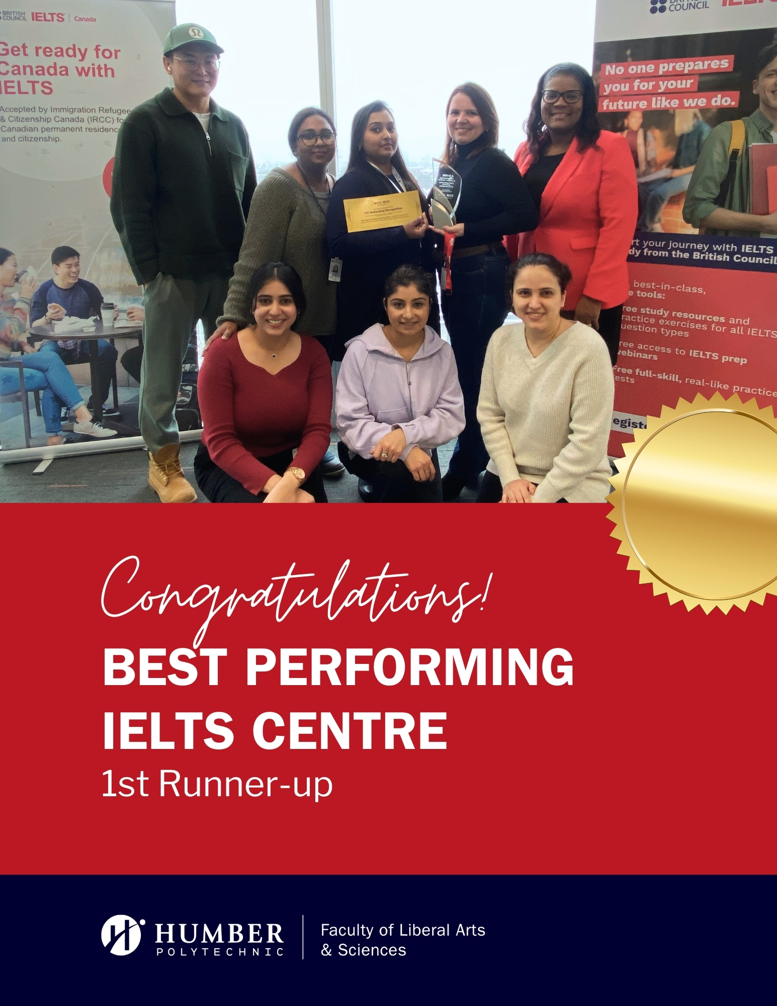 Humber IELTS Test Centre team.