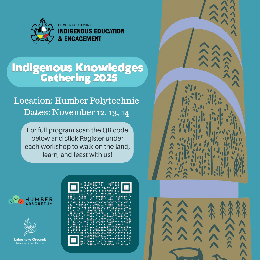Poster for Indigenous Knowledges Gathering 2025