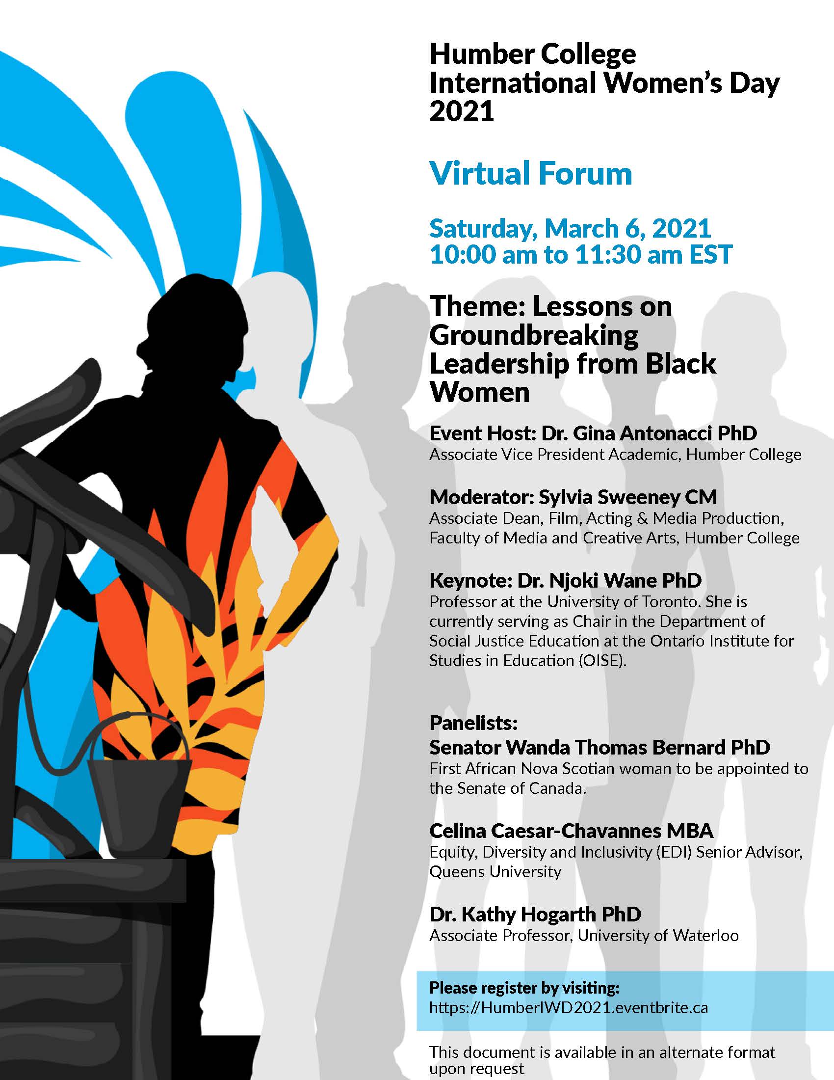Humber-College-International-Women's-Day-2021-Virtual-Forum