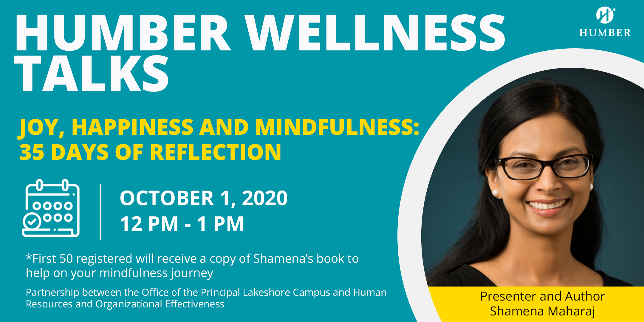 Event Details for the Principal's Wellness Talk Series