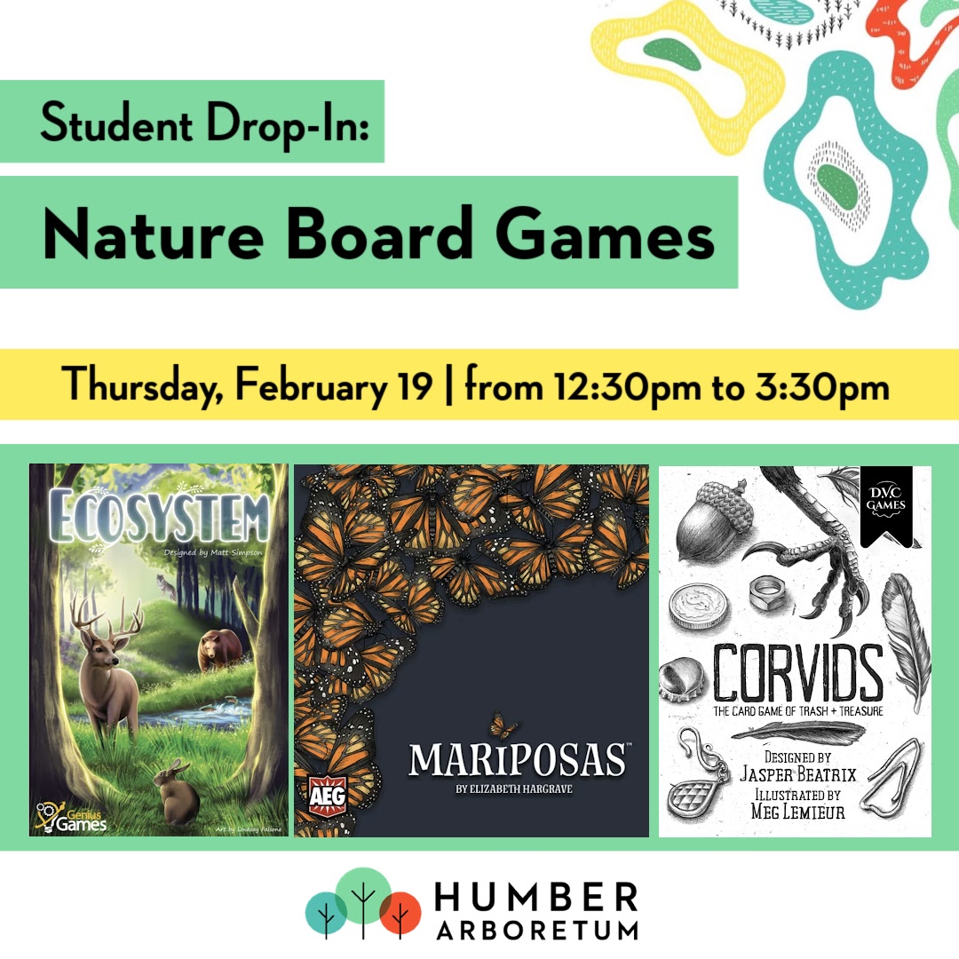 Poster for Student Drop-in: Nature Boardgame Play