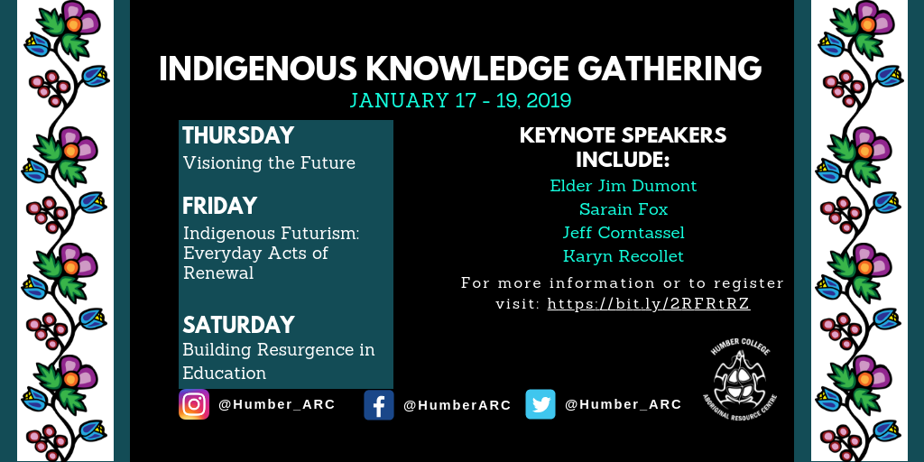 Indigenous Knowledge Gathering 2019 Promotional Poster