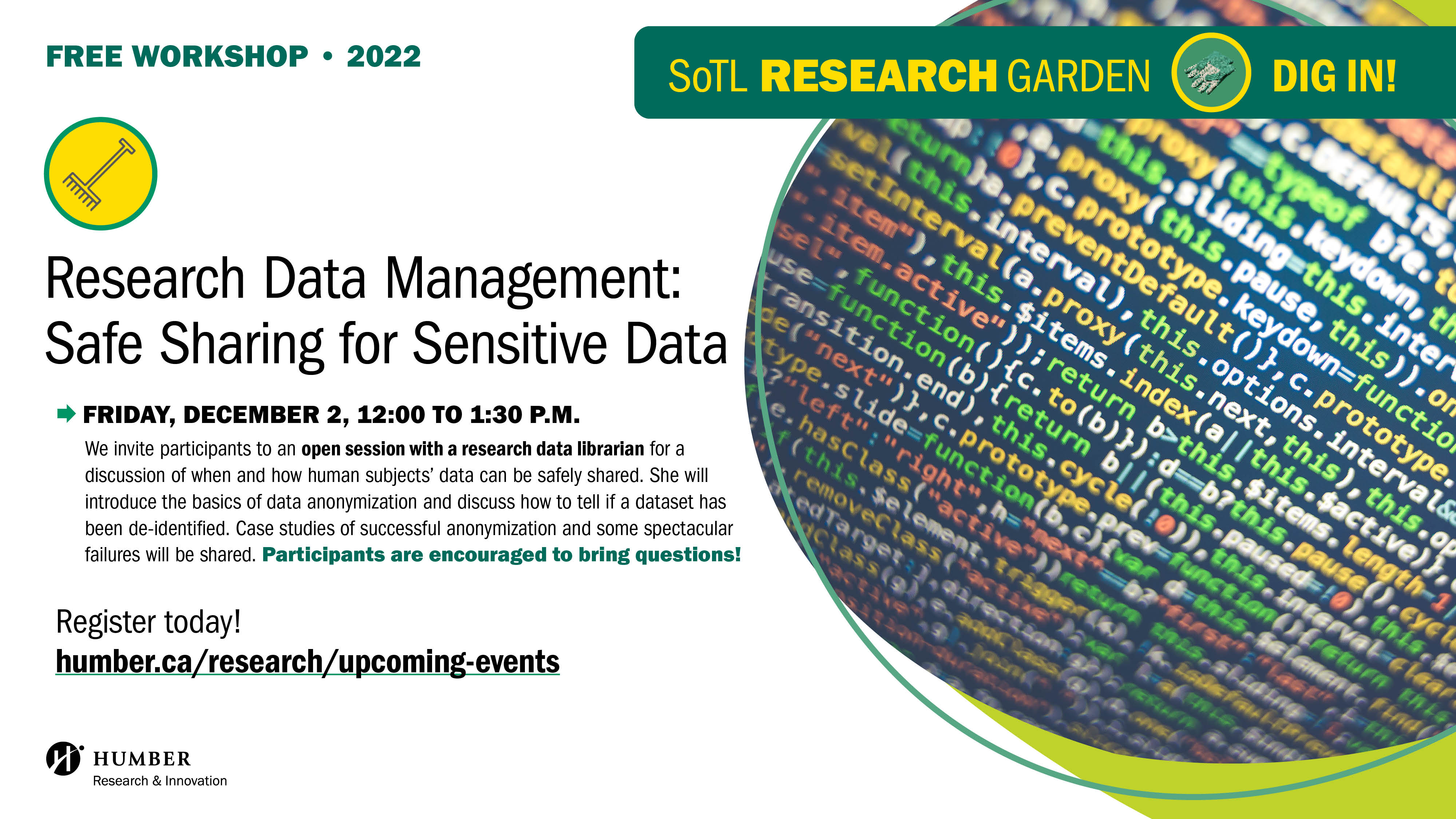 Research Data Management: Safe Sharing for Sensitive Data