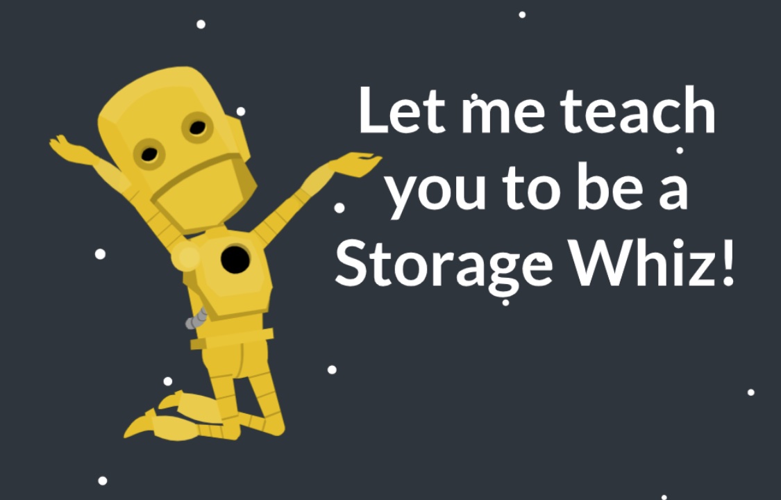 Graphic image of Storage Whiz Robot
