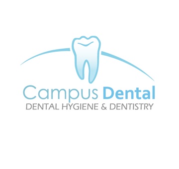 Campus Dental logo with image of a tooth above