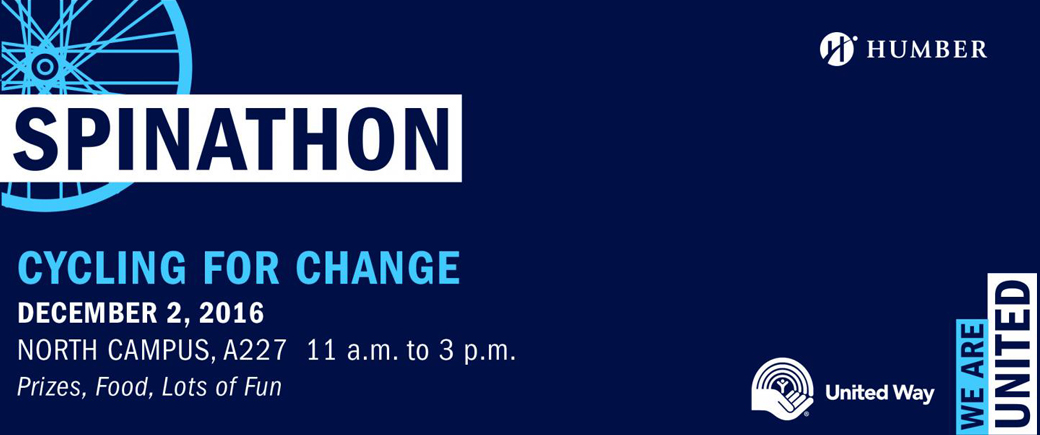 Spinathon 2016 Banner - Cycling for Change
