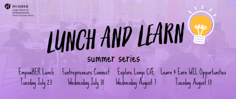 Longo CfE Lunch and Learn Summer Series graphic
