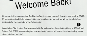 The Humber Spa - Welcome Back