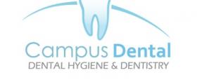 Campus Dental logo with image of a tooth above