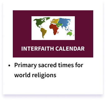 Interfaith Calender