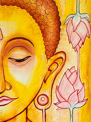 Rajith Kunhi Parambath-Buddha and Lotus