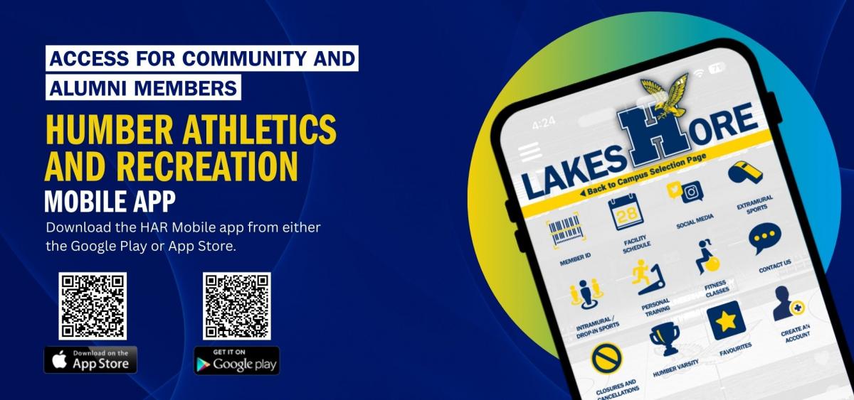 Community member checking in at the Lakeshore front desk with phone app