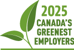 Canada's greenest employers 2025 logo