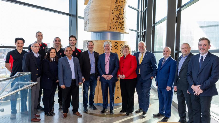 Minister of Energy and Natural Resources Tim Hodgson and Secretary of State (Labour) John Zerucelli visit Humber’s Barrett Centre for Technology Innovation