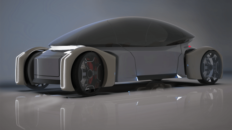 A concept vehicle design that was created by students in Humber College’s Bachelor of Industrial Design program.