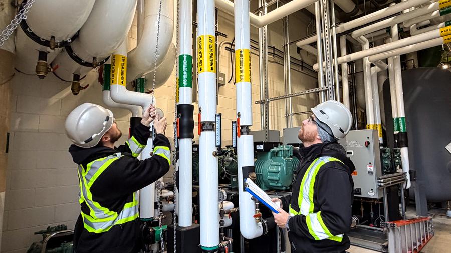 North Campus is being heated by a new low-carbon system