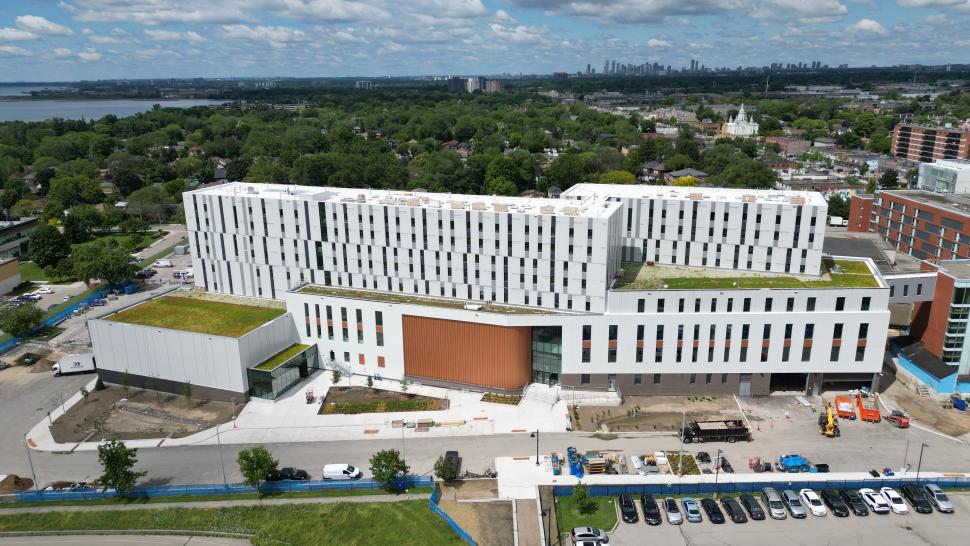 The exterior of the Humber Cultual Hub building